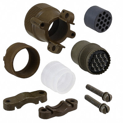MS3106F20-27S by ITT Cannon, LLC - CONNECTOR PLUG FMALE 14P SOLDER CUP