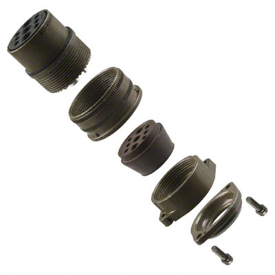 MS3106R-24-11S by Amphenol Industrial Operations - CONNECTOR PLUG FMALE 9P SILV SLDR CUP