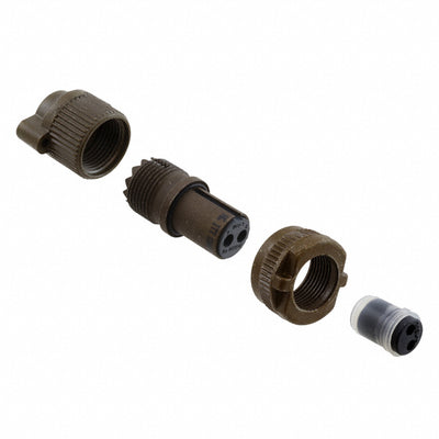 MS3106R10SL-4S by ITT Cannon, LLC - CONNECTOR PLUG FMALE 2P SOLDER CUP