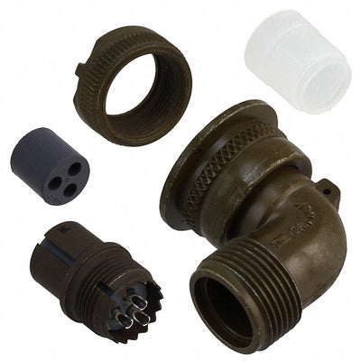 MS3108R14S-7S by ITT Cannon, LLC - CONNECTOR PLUG FMALE 3P SOLDER CUP