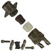 MS3110F-10-6P by Amphenol Industrial Operations - CONNECTOR RECPT MALE 6P GOLD SLDR CUP