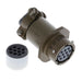 MS3111F12-10S by ITT Cannon, LLC - CONNECTOR RECPT 10POS CBL MNT W/SCKT