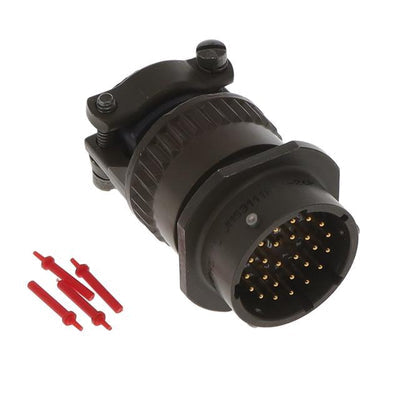 MS3111F16-26P by Amphenol Industrial Operations - CONNECTOR RECPT MALE 26P GOLD SLDR CUP