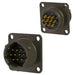 MS3112E-12-10P by Amphenol Industrial Operations - CONNECTOR RECPT MALE 10P GOLD SLDR CUP
