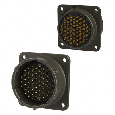 MS3112E22-55P by Amphenol Industrial Operations - CONNECTOR RECPT MALE 55P GOLD SLDR CUP