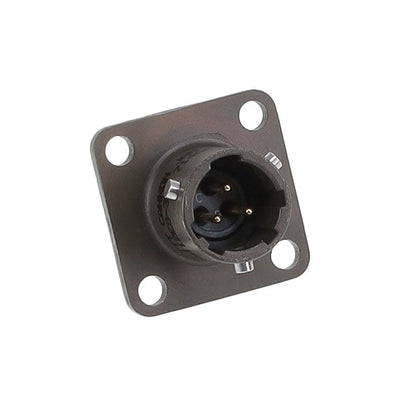 MS3112E8-33P by ITT Cannon, LLC - CONNECTOR RECPT 3POS BOX MNT W/PINS