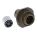 MS3114E10-6S by ITT Cannon, LLC - CONNECTOR RECPT 6POS JAM NUT W/SCKT