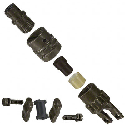 MS3116F-8-3S by Amphenol Industrial Operations - CONNECTOR PLUG FMALE 3P GOLD SLDR CUP
