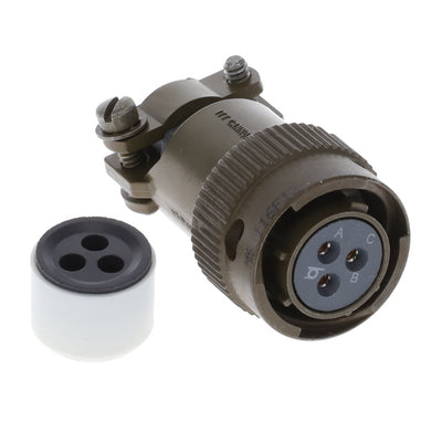 MS3116F12-3S by ITT Cannon, LLC - CONNECTOR PLUG 3POS CABLE SKT