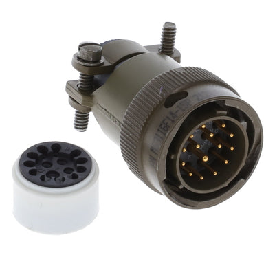MS3116F14-15P by ITT Cannon, LLC - CONNECTOR PLUG 15POS STRAIGHT W/PINS