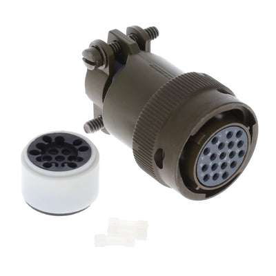 MS3116F14-18S by ITT Cannon, LLC - CONNECTOR PLUG 18POS STRAIGHT W/SCKT