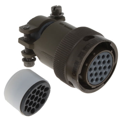 MS3116F14-19S by ITT Cannon, LLC - CONNECTOR PLUG 19POS STRAIGHT W/SCKT