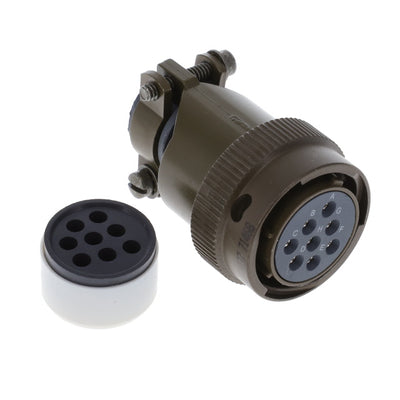 MS3116F16-8S by ITT Cannon, LLC - CONNECTOR PLUG 8POS STRAIGHT W/SCKT