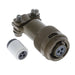 MS3116F8-3S by ITT Cannon, LLC - CONNECTOR PLUG 3POS CABLE SKT