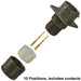 MS3120E12-10P by Amphenol Industrial Operations - CONNECTOR RECPT MALE 10POS GOLD CRIMP