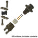 MS3121F-10-6S by Amphenol Industrial Operations - CONNECTOR RECPT FMALE 6POS GOLD CRIMP