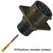 MS3122E12-10S by Amphenol Industrial Operations - CONNECTOR RECPT FMALE 10POS GOLD CRIMP