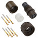 MS3126E10-6S by ITT Cannon, LLC - CONNECTOR PLUG 6POS STRAIGHT W/SCKT