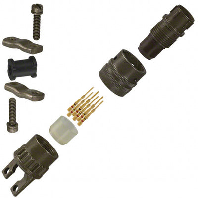 MS3126F-10-6P by Amphenol Industrial Operations - CONNECTOR PLUG MALE 6POS GOLD CRIMP