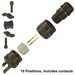 MS3126F-12-10P by Amphenol Industrial Operations - CONNECTOR PLUG MALE 10POS GOLD CRIMP