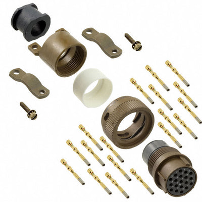 MS3126F14-19S by ITT Cannon, LLC - CONNECTOR PLUG 19POS STRAIGHT W/SCKT