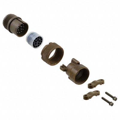 MS3126F18-32P by ITT Cannon, LLC - CONNECTOR PLUG 32POS STRAIGHT W/PINS