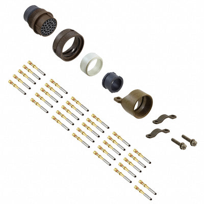MS3126F18-32S by ITT Cannon, LLC - CONNECTOR PLUG 32POS STRAIGHT W/SCKT