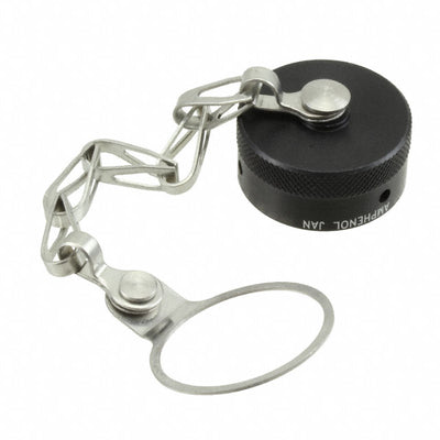 MS3181-14NA by Amphenol Interconnect India - CONNECTOR PROTECTIVE COVER 14 BLACK