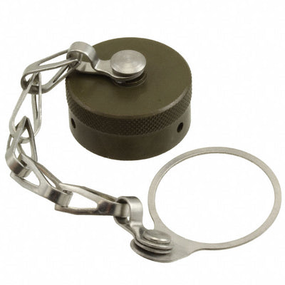MS3181-14NW by Amphenol Interconnect India - CONNECTOR PROTECTIVE COVER 14 OLIVE
