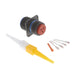 MS3450W16-10P by Amphenol Aerospace Operations - CONNECTOR RECPT MALE 3POS GOLD CRIMP