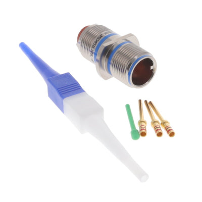 MS3451L10SL-4P by Amphenol Aerospace Operations - CONNECTOR RECPT MALE 2POS GOLD CRIMP