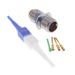 MS3451L10SL-4P by Amphenol Aerospace Operations - CONNECTOR RECPT MALE 2POS GOLD CRIMP
