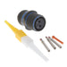 MS3451W16-11S by Amphenol Aerospace Operations - CONNECTOR RECPT FMALE 2POS GOLD CRIMP
