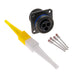 MS3452W16-10P by Amphenol Aerospace Operations - CONNECTOR RECPT MALE 3POS GOLD CRIMP