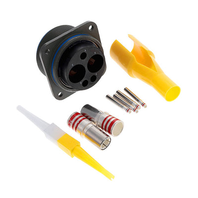 MS3452W32-1S by Amphenol Aerospace Operations - CONNECTOR RECPT FMALE 5POS GOLD CRIMP