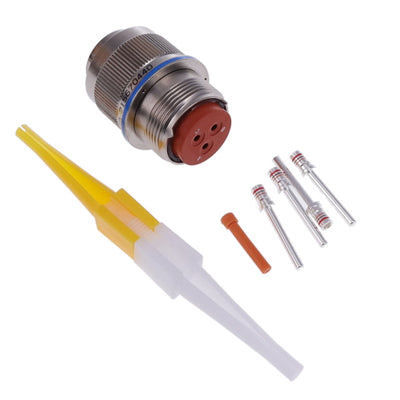MS3456L16-10P by Amphenol Aerospace Operations - CONNECTOR PLUG MALE 3POS GOLD CRIMP