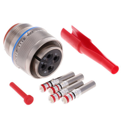 MS3456L22-22S by Amphenol Aerospace Operations - CONNECTOR PLUG FMALE 4POS GOLD CRIMP