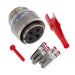 MS3456L24-22S by Amphenol Aerospace Operations - CONNECTOR PLUG FMALE 4POS GOLD CRIMP
