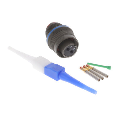 MS3456W12S-3S by Amphenol Aerospace Operations - CONNECTOR PLUG FMALE 2POS GOLD CRIMP
