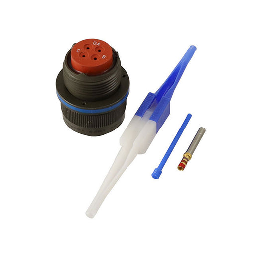 MS3456W14S-2S by Amphenol Aerospace Operations - CONNECTOR PLUG FMALE 4POS GOLD CRIMP