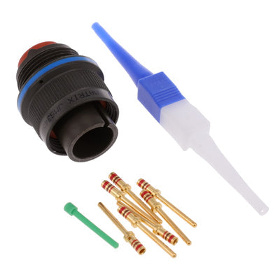 MS3456W14S-6P by Amphenol Aerospace Operations - CONNECTOR PLUG MALE 6POS GOLD CRIMP