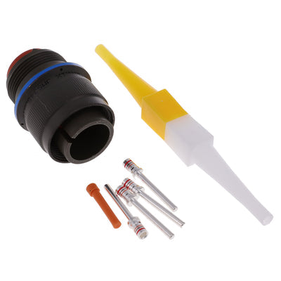 MS3456W16-11P by Amphenol Aerospace Operations - CONNECTOR PLUG MALE 2POS GOLD CRIMP