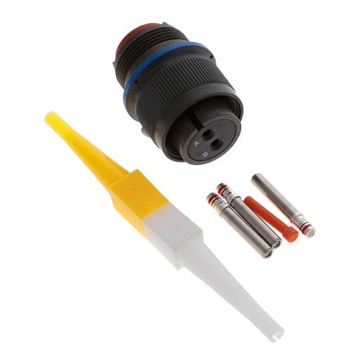 MS3456W16-11S by Amphenol Aerospace Operations - CONNECTOR PLUG FMALE 2POS GOLD CRIMP