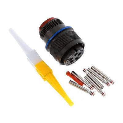 MS3456W18-11S by Amphenol Aerospace Operations - CONNECTOR PLUG FMALE 5POS GOLD CRIMP