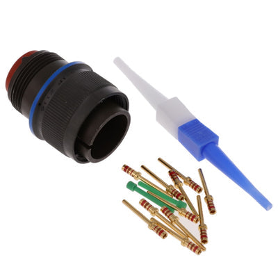 MS3456W18-1P by Amphenol Aerospace Operations - CONNECTOR PLUG MALE 10POS GOLD CRIMP