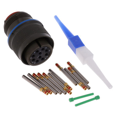 MS3456W18-1S by Amphenol Aerospace Operations - CONNECTOR PLUG FMALE 10POS GOLD CRIMP