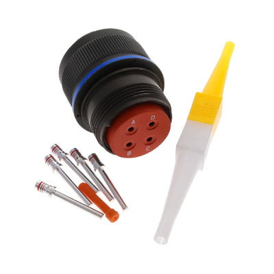 MS3456W20-4P by Amphenol Aerospace Operations - CONNECTOR PLUG MALE 4POS GOLD CRIMP