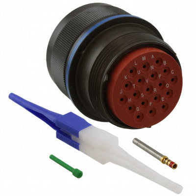 MS3456W22-14S by Amphenol Aerospace Operations - CONNECTOR PLUG FMALE 19POS GOLD CRIMP