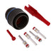 MS3456W22-22P by Amphenol Aerospace Operations - CONNECTOR PLUG MALE 4POS GOLD CRIMP