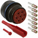 MS3456W24-10P by Amphenol Aerospace Operations - CONNECTOR PLUG MALE 7POS GOLD CRIMP